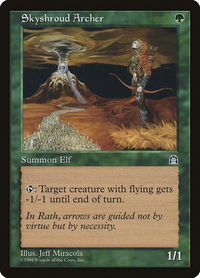 Skyshroud Archer - Stronghold (STH) #null - Common Magic: The Gathering Trading Card
