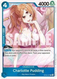 Charlotte Pudding - Wings of the Captain (OP06) #OP06-047 - Rare One Piece Trading Card
