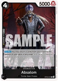 Absalom - Wings of the Captain (OP06) #OP06-081 - Rare One Piece Trading Card
