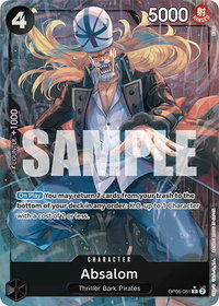 Absalom (Alternate Art) - Wings of the Captain (OP06) #OP06-081 - Rare One Piece Trading Card