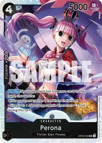 Perona (093) - Wings of the Captain (OP06) #OP06-093 - Super Rare One Piece Trading Card