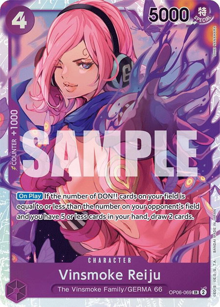 Vinsmoke Reiju (069) - Wings of the Captain One Piece trading card