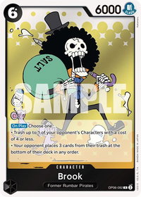 Brook - Wings of the Captain (OP06) #OP06-092 - Rare One Piece Trading Card