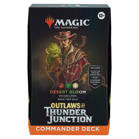 Outlaws of Thunder Junction Commander Deck - Desert Bloom - Commander: Outlaws of Thunder Junction Magic: The Gathering trading card