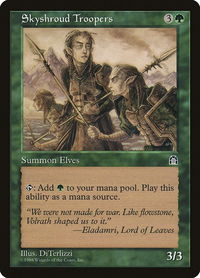 Skyshroud Troopers - Stronghold (STH) #null - Common Magic: The Gathering Trading Card