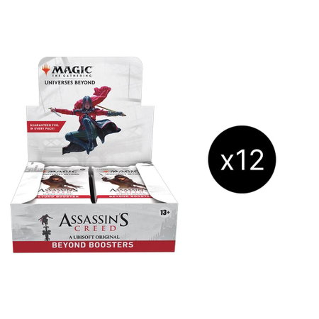 Universes Beyond: Assassin's Creed - Beyond Booster Display Case trading card from Universes Beyond: Assassin's Creed Universes Beyond: Assassin's Creed - Beyond Booster Display Case - Universes Beyond: Assassin's Creed Magic: The Gathering trading card