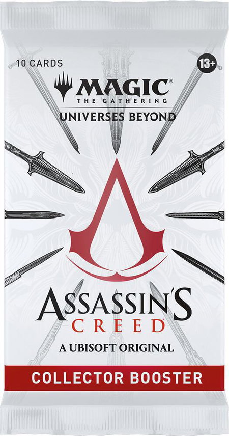 Universes Beyond: Assassin's Creed - Collector Booster Pack trading card from Universes Beyond: Assassin's Creed Universes Beyond: Assassin's Creed - Collector Booster Pack - Universes Beyond: Assassin's Creed Magic: The Gathering trading card