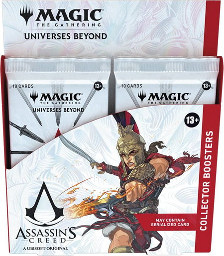 Universes Beyond: Assassin's Creed - Collector Booster Display trading card from Universes Beyond: Assassin's Creed Universes Beyond: Assassin's Creed - Collector Booster Display - Universes Beyond: Assassin's Creed Magic: The Gathering trading card