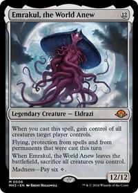 Emrakul, the World Anew - Modern Horizons 3 (MH3) #6 - Mythic Magic: The Gathering Trading Card