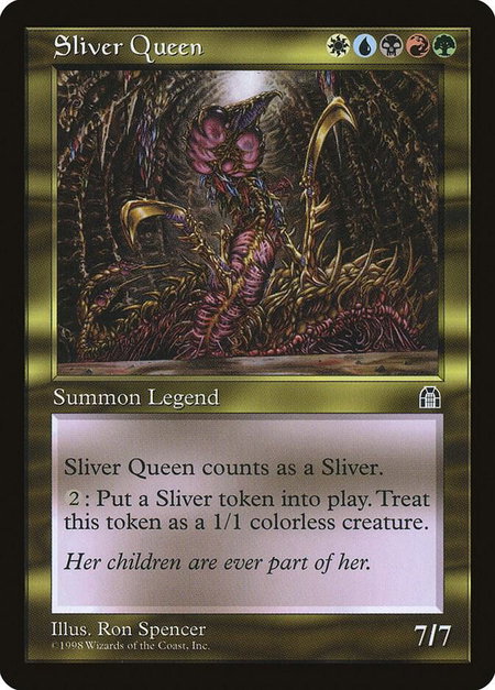 Sliver Queen - Stronghold Magic: The Gathering trading card