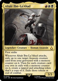 Altair Ibn-La'Ahad - Universes Beyond: Assassin's Creed (ACR) #45 - Mythic Magic: The Gathering Trading Card
