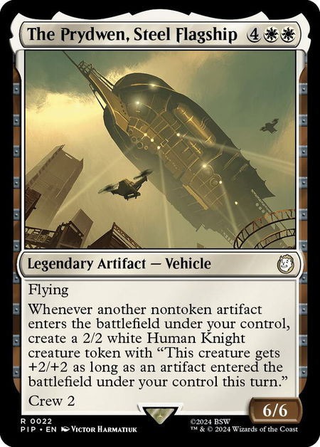 The Prydwen, Steel Flagship - Universes Beyond: Fallout Magic: The Gathering trading card