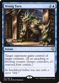 Wrong Turn - Promo Pack: Murders at Karlov Manor (PPMKM) #107p - Rare Magic: The Gathering Trading Card