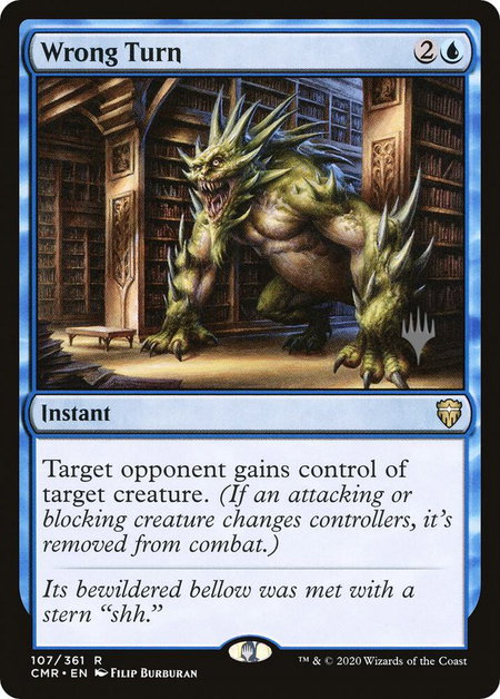 Wrong Turn - Promo Pack: Murders at Karlov Manor Magic: The Gathering trading card