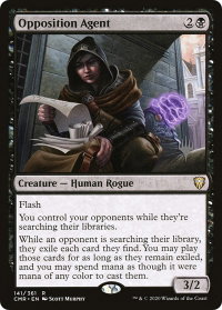 Opposition Agent - Promo Pack: Murders at Karlov Manor (PPMKM) #141p - Rare Magic: The Gathering Trading Card