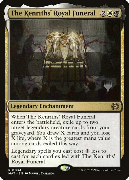 The Kenriths' Royal Funeral - Promo Pack: Murders at Karlov Manor Magic: The Gathering trading card