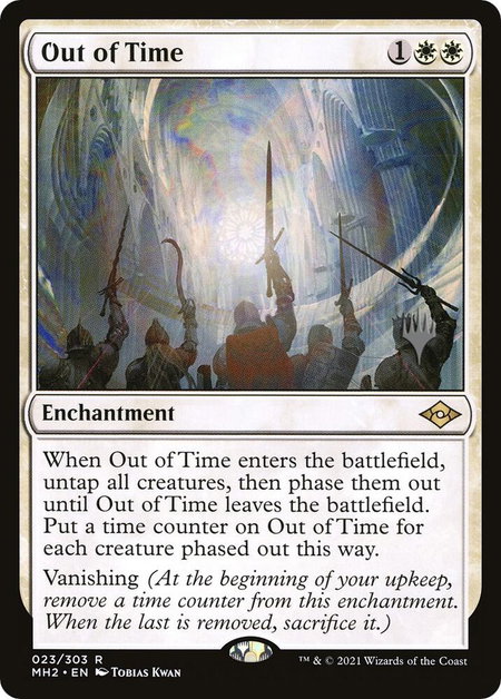 Out of Time - Promo Pack: Murders at Karlov Manor Magic: The Gathering trading card