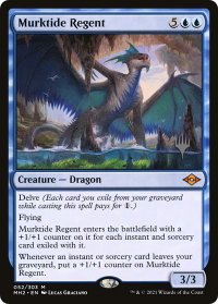 Murktide Regent - Promo Pack: Murders at Karlov Manor (PPMKM) #52p - Mythic Rare Magic: The Gathering Trading Card