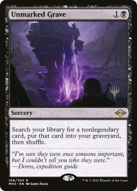 Unmarked Grave - Promo Pack: Murders at Karlov Manor (PPMKM) #106p - Rare Magic: The Gathering Trading Card