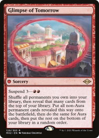Glimpse of Tomorrow - Promo Pack: Murders at Karlov Manor (PPMKM) #129p - Rare Magic: The Gathering Trading Card