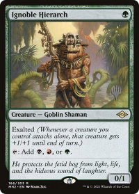 Ignoble Hierarch - Promo Pack: Murders at Karlov Manor (PPMKM) #166p - Rare Magic: The Gathering Trading Card