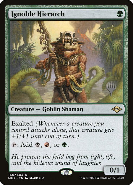Ignoble Hierarch - Promo Pack: Murders at Karlov Manor Magic: The Gathering trading card