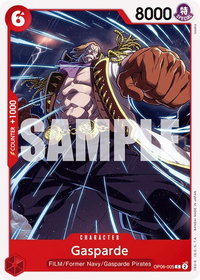 Gasparde - Wings of the Captain (OP06) #OP06-005 - Common One Piece Trading Card