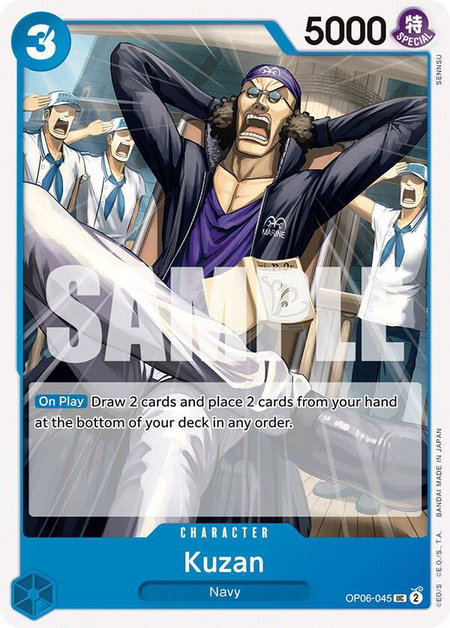 Kuzan - Wings of the Captain One Piece trading card