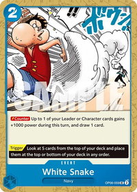 White Snake - Wings of the Captain (OP06) #OP06-059 - Uncommon One Piece Trading Card