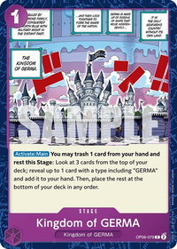 Kingdom of GERMA - Wings of the Captain (OP06) #OP06-079 - Common One Piece Trading Card