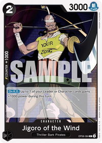 Jigoro of the Wind - Wings of the Captain (OP06) #OP06-084 - Common One Piece Trading Card