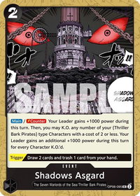 Shadows Asgard - Wings of the Captain (OP06) #OP06-095 - Uncommon One Piece Trading Card
