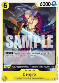 Denjiro - Wings of the Captain (OP06) #OP06-109 - Uncommon One Piece Trading Card