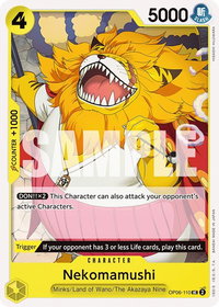 Nekomamushi - Wings of the Captain (OP06) #OP06-110 - Uncommon One Piece Trading Card