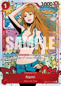 Nami (TR) - Wings of the Captain (OP06) #ST01-007 - Treasure Rare One Piece Trading Card