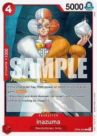 Inazuma - Wings of the Captain Pre-Release Cards (OP06 PRE) #OP06-002 - Common One Piece Trading Card
