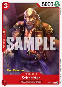 Schneider - Wings of the Captain Pre-Release Cards (OP06 PRE) #OP06-008 - Common One Piece Trading Card
