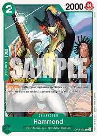 Hammond - Wings of the Captain Pre-Release Cards (OP06 PRE) #OP06-032 - Common One Piece Trading Card