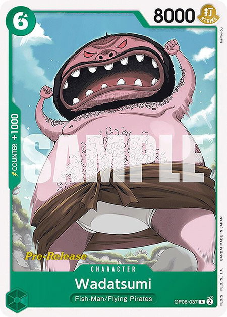 Wadatsumi - Wings of the Captain Pre-Release Cards One Piece trading card