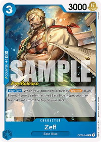 Zeff - Wings of the Captain Pre-Release Cards (OP06 PRE) #OP06-048 - Common One Piece Trading Card