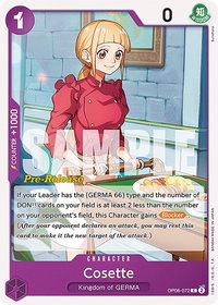 Cosette - Wings of the Captain Pre-Release Cards (OP06 PRE) #OP06-072 - Common One Piece Trading Card