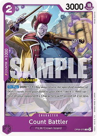 Count Battler - Wings of the Captain Pre-Release Cards (OP06 PRE) #OP06-075 - Common One Piece Trading Card