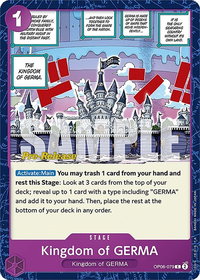 Kingdom of GERMA - Wings of the Captain Pre-Release Cards (OP06 PRE) #OP06-079 - Common One Piece Trading Card