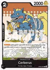 Cerberus - Wings of the Captain Pre-Release Cards (OP06 PRE) #OP06-087 - Common One Piece Trading Card