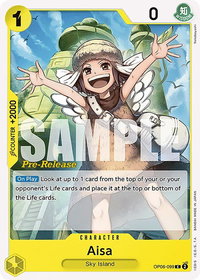 Aisa - Wings of the Captain Pre-Release Cards (OP06 PRE) #OP06-099 - Common One Piece Trading Card