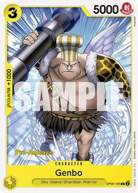 Genbo - Wings of the Captain Pre-Release Cards (OP06 PRE) #OP06-105 - Common One Piece Trading Card