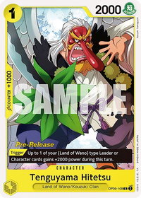 Tenguyama Hitetsu - Wings of the Captain Pre-Release Cards (OP06 PRE) #OP06-108 - Common One Piece Trading Card