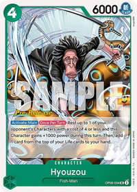 Hyouzou - Wings of the Captain Pre-Release Cards (OP06 PRE) #OP06-034 - Uncommon One Piece Trading Card