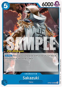 Sakazuki - Wings of the Captain Pre-Release Cards (OP06 PRE) #OP06-046 - Uncommon One Piece Trading Card