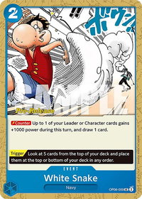 White Snake - Wings of the Captain Pre-Release Cards (OP06 PRE) #OP06-059 - Uncommon One Piece Trading Card
